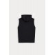 Sleeveless Hooded Top