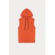 Sleeveless Hooded Top