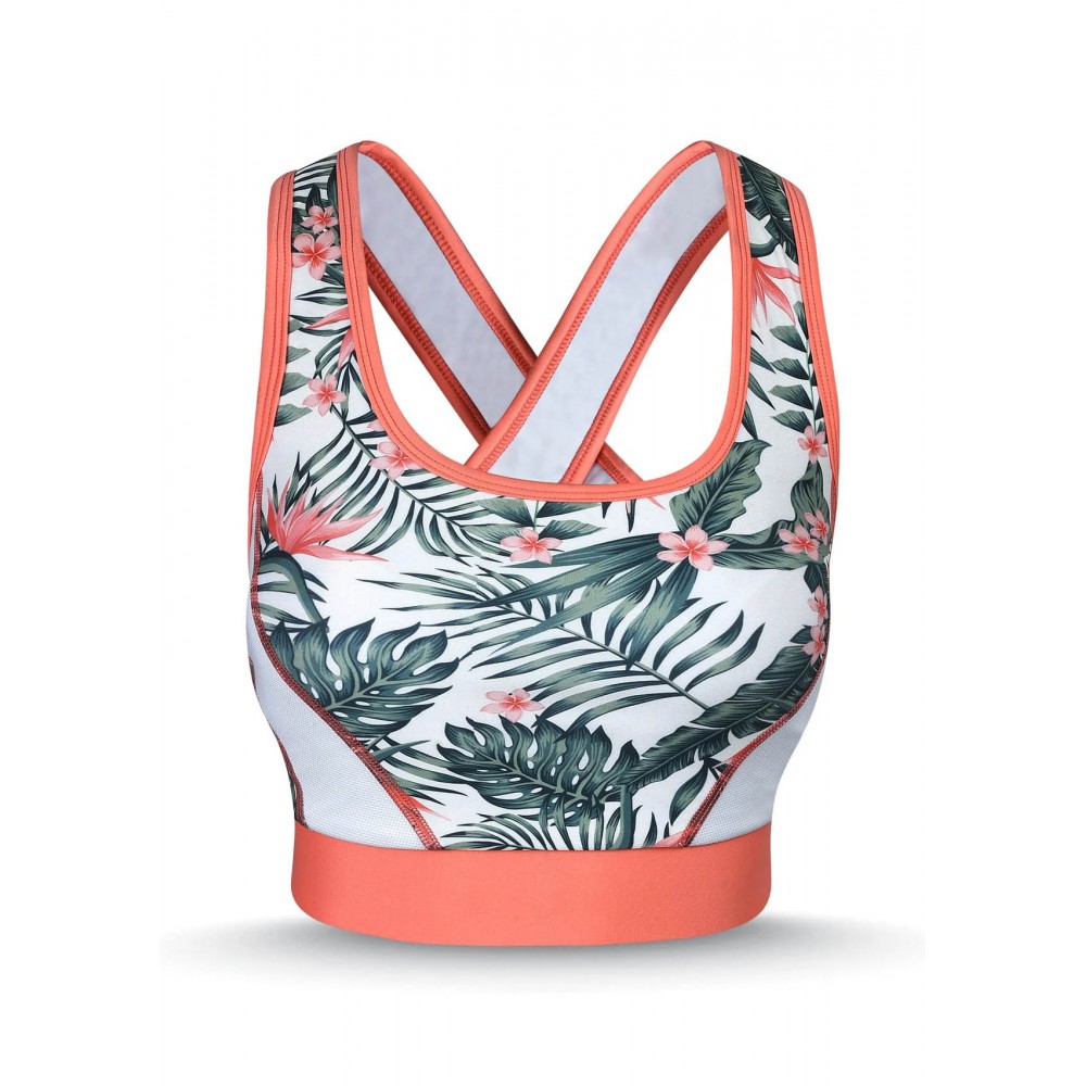 Aero Dry Floral Sports Bra