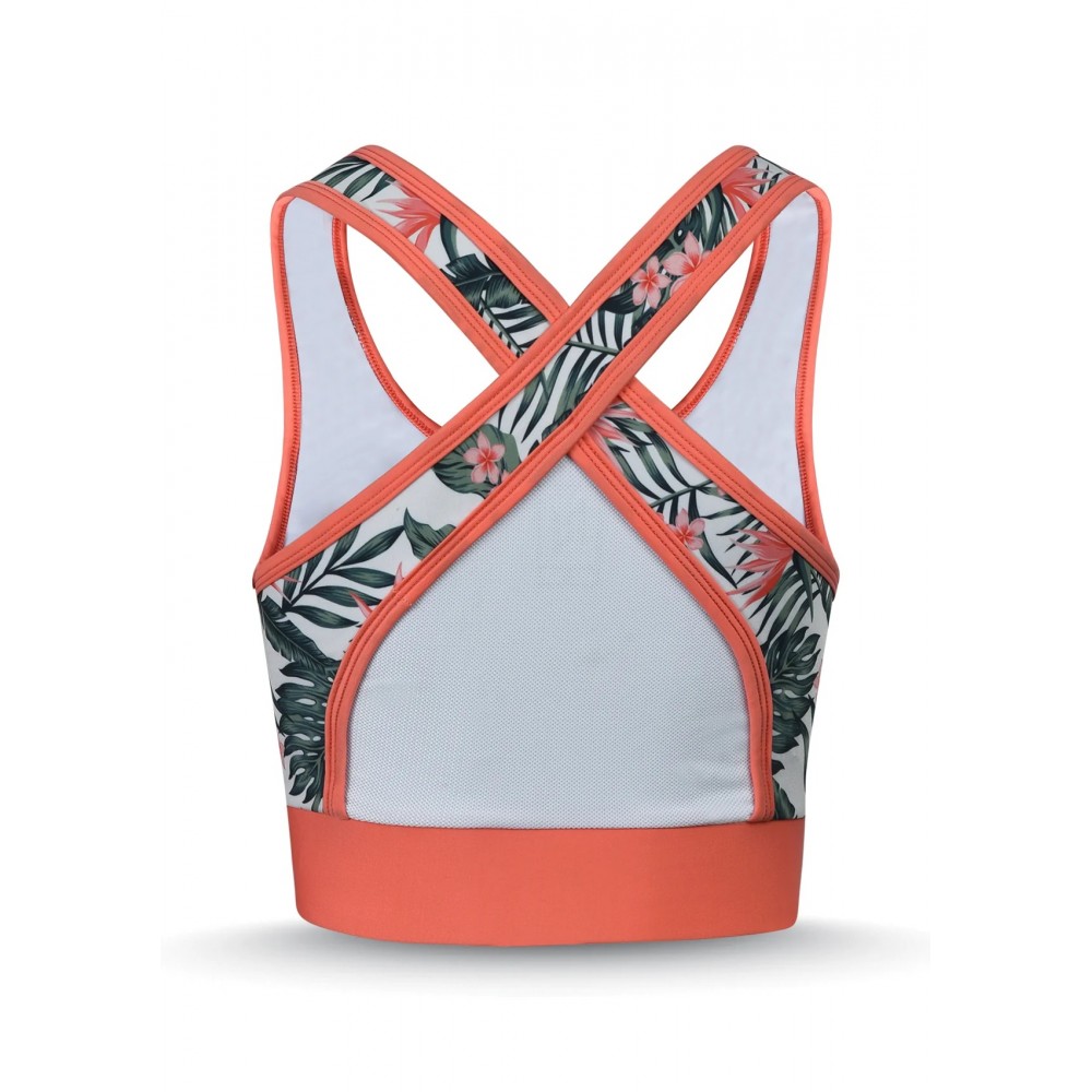 Aero Dry Floral Sports Bra