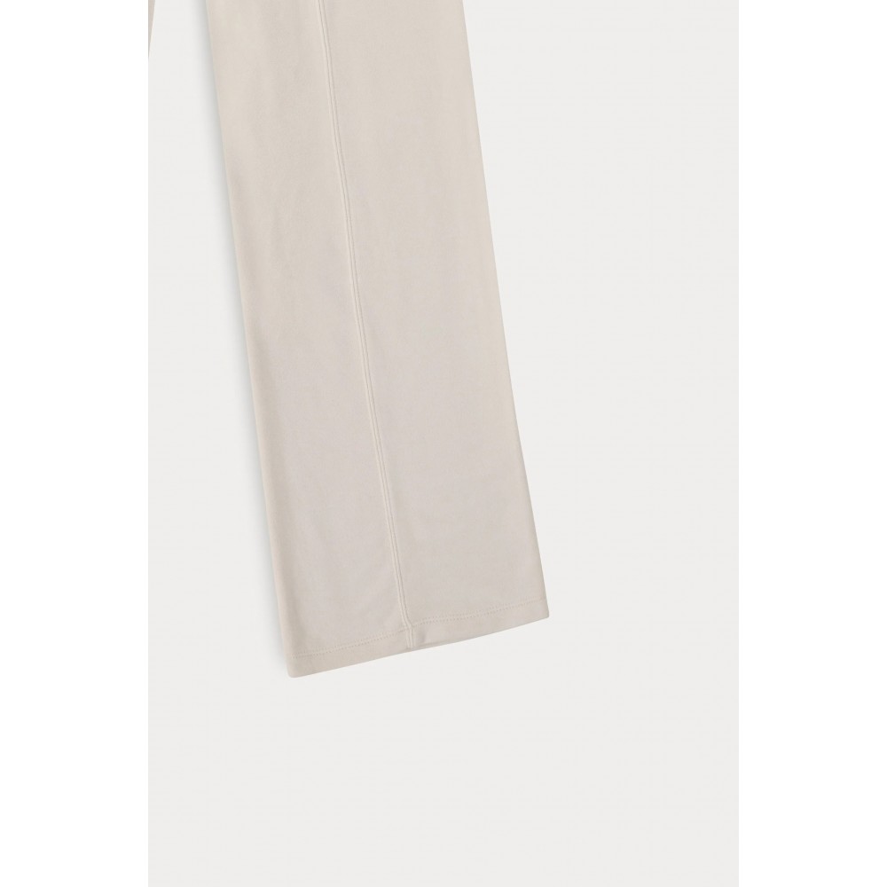 Wide Leg Trousers With Pleat Detail