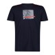 Men's cotton T-shirt with frontal print