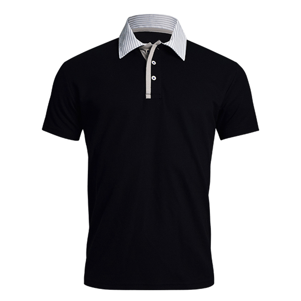 Spread Collar Polo Shirts 