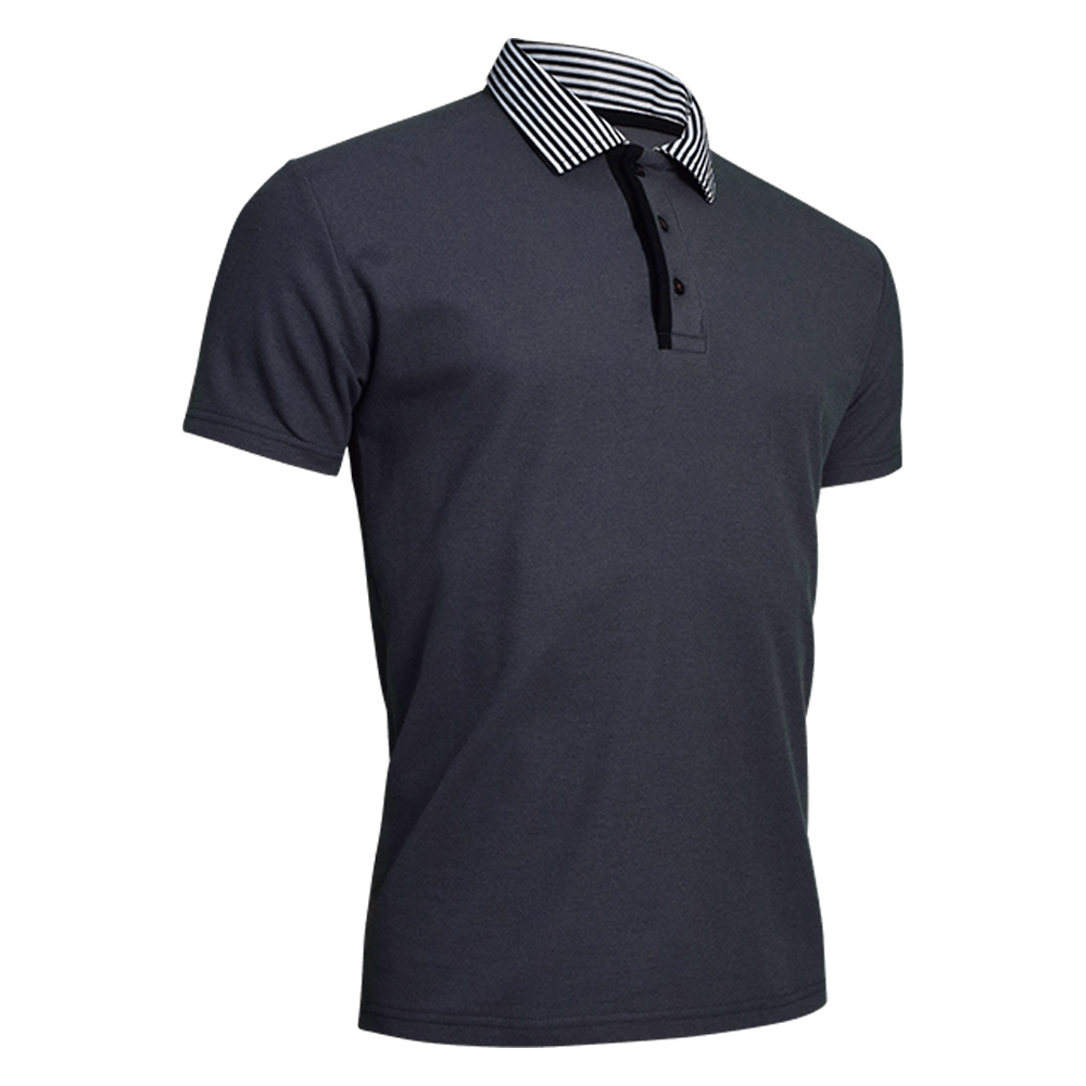 Spread Collar Polo Shirts 