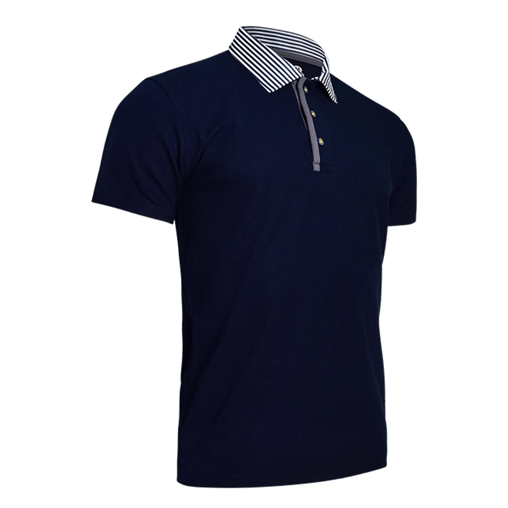 Spread Collar Polo Shirts 