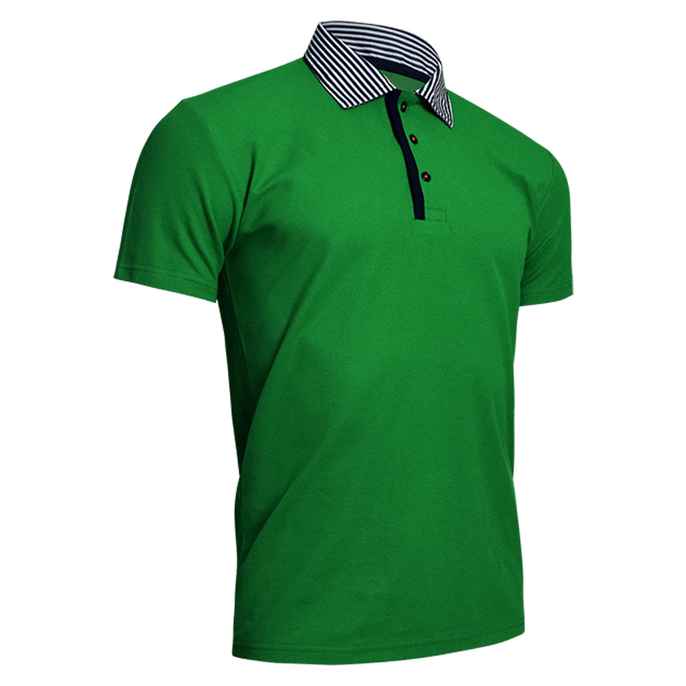 Spread Collar Polo Shirts 