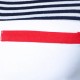 Colorblock Striped Polo Shirt