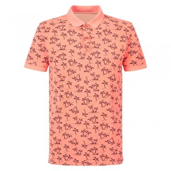 Polo Shirt With All-over Print