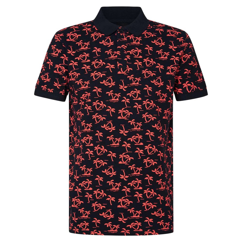 Polo Shirt With All-over Print