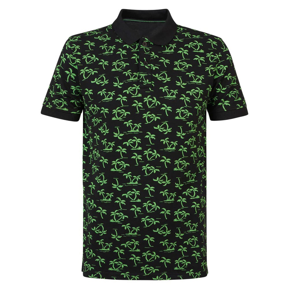 Polo Shirt With All-over Print