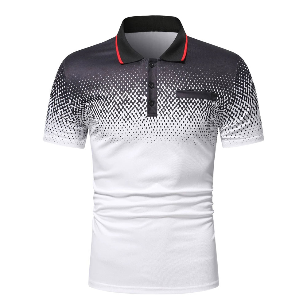 Men Graphic Print Polo Shirt