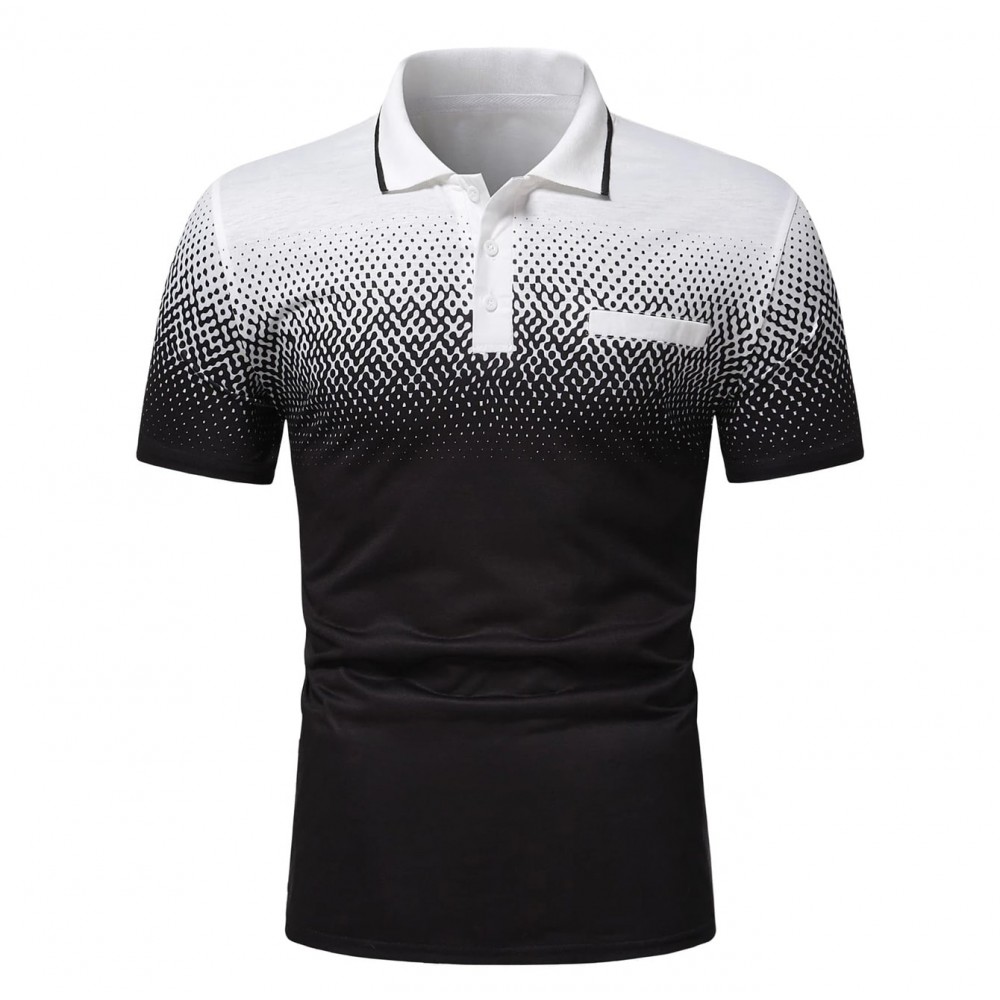 Men Graphic Print Polo Shirt