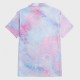 Custom Print Tie Dye Polo Shirt