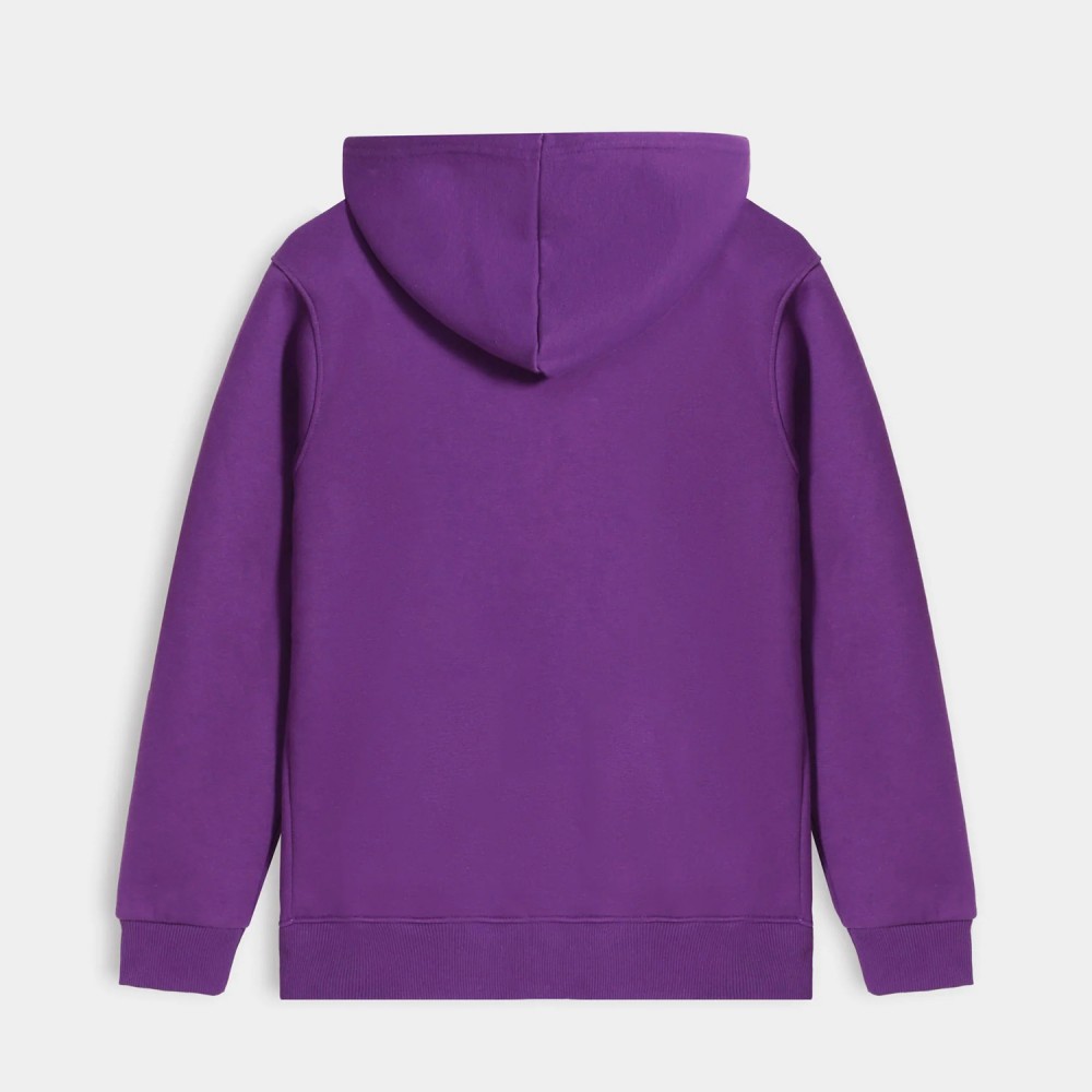 Solid Zipper Hoodie