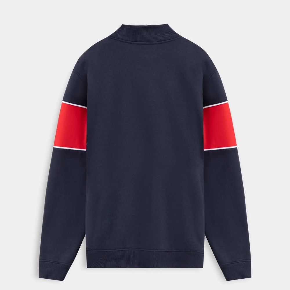 Graphic Mock-neck Sweatshirt