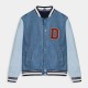 Denim Varsity Jacket