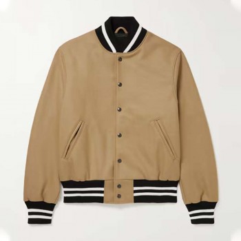 Wool-Blend Varsity Jacket