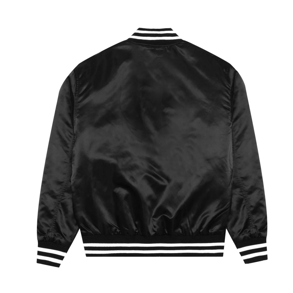 Satin Bomber Jacket