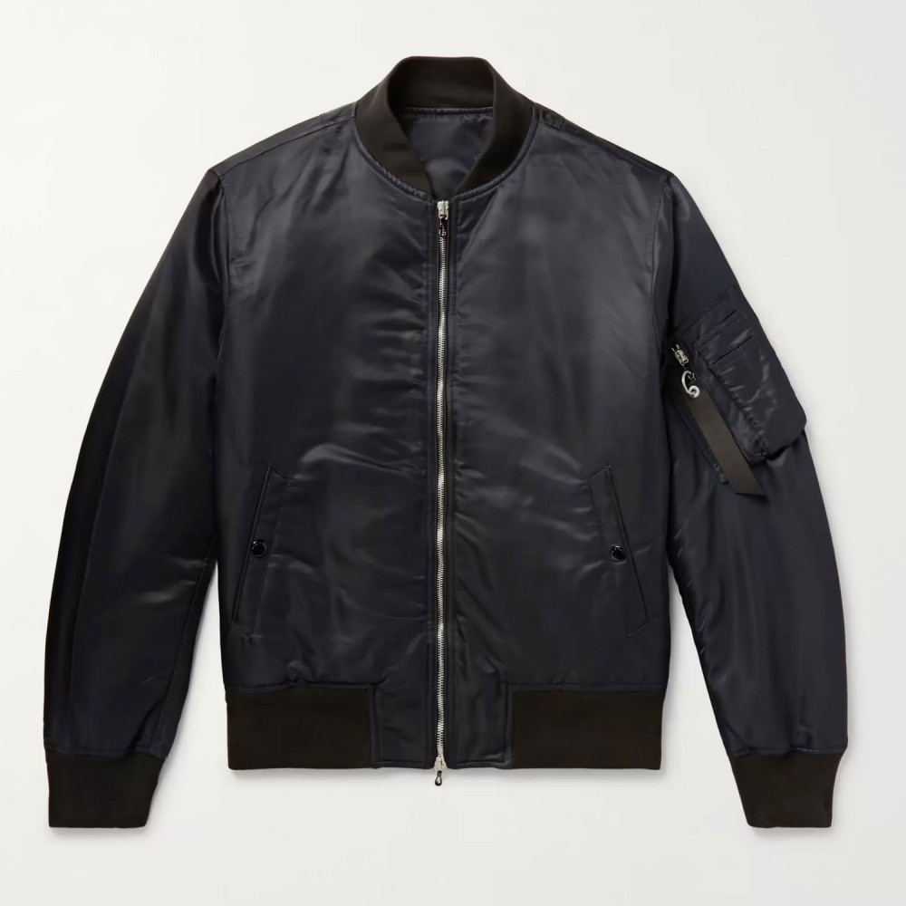 Nylon Bomber Jacket