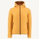 Reversible hooded puffer jacket