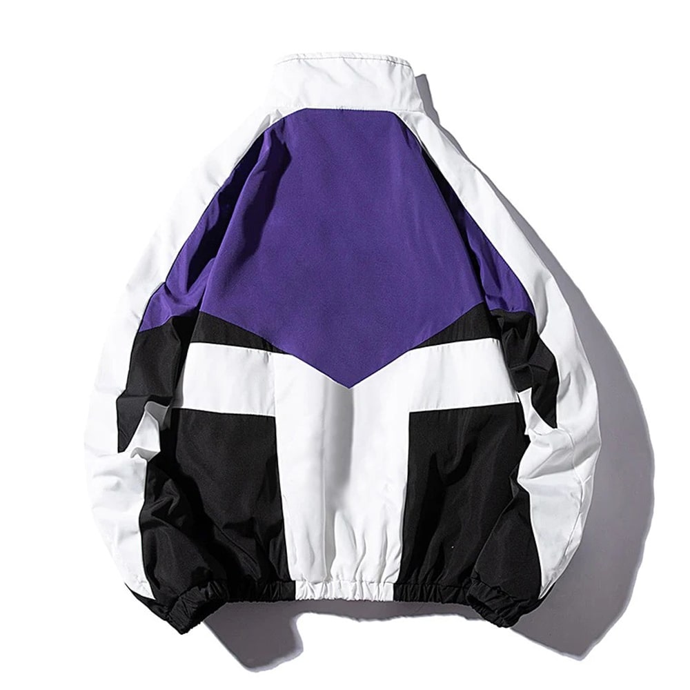 Casual Windbreaker High Neck Zipper