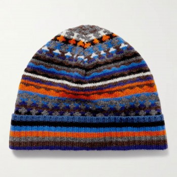 Wool-Jacquard Beanie