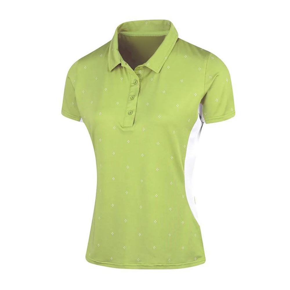 Women's Diamond Print Polo Shirt