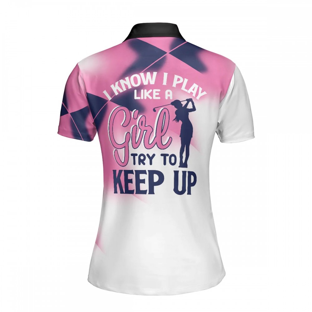 Short Sleeve Women's Sublimation Polo Shirt