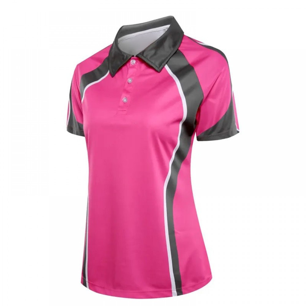 Sublimation Ladies Polos Shirt