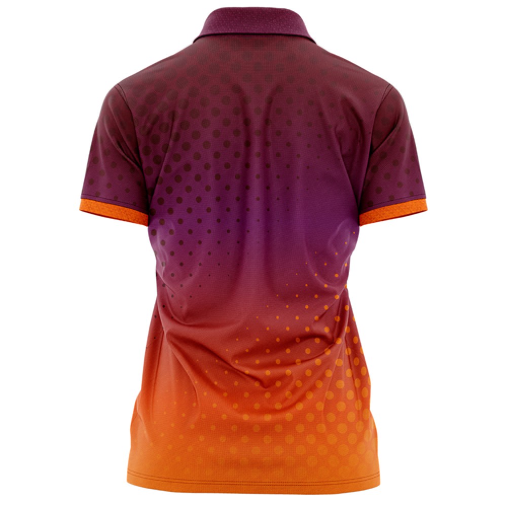 Women's Poly Interlock Sublimation Polo Shirt