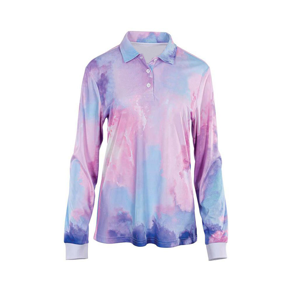 Women's Tie-Dye Sublimated Polo