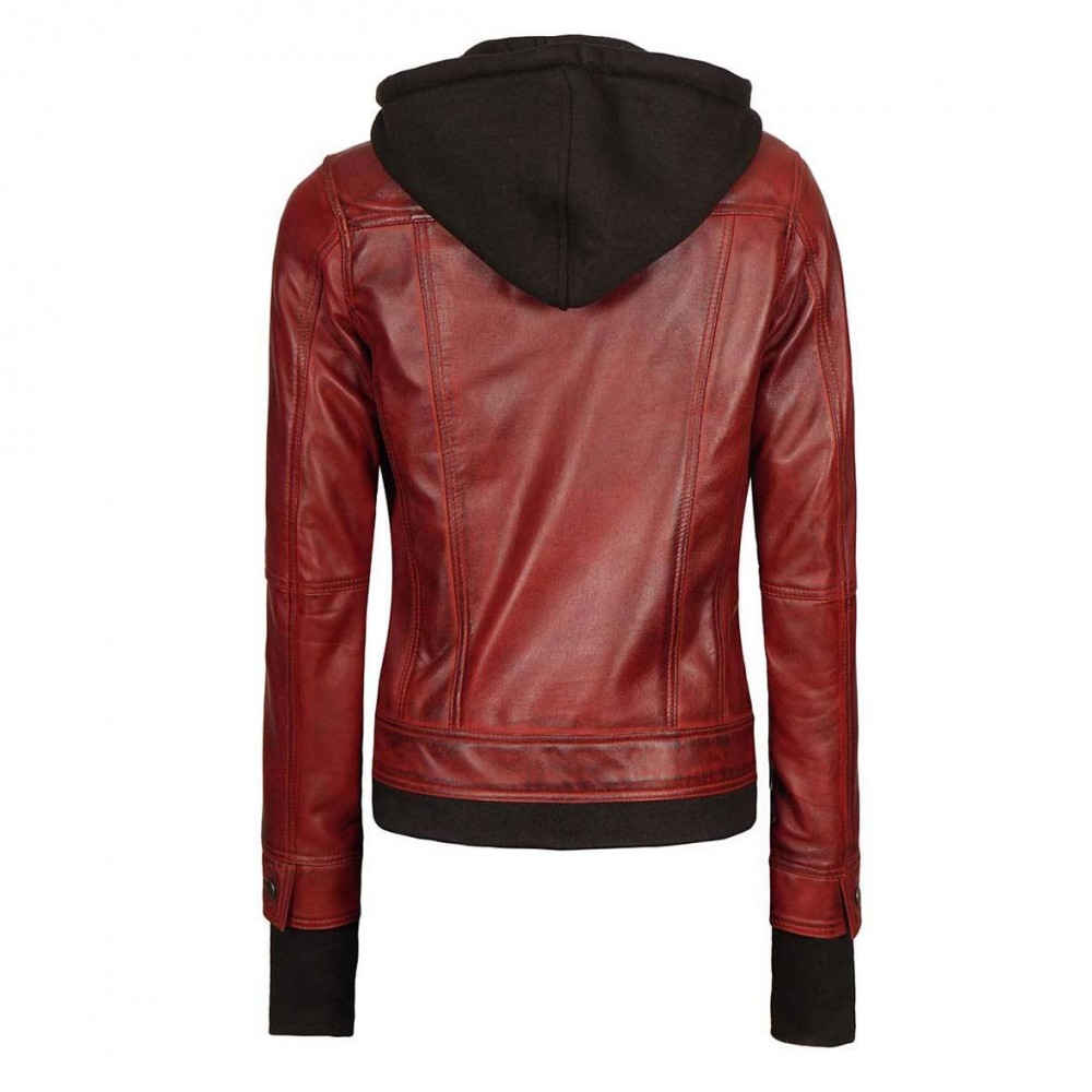 Leather Bomber Jacket