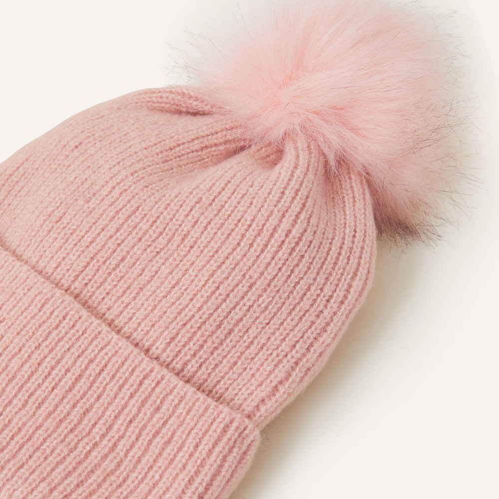 Knit Pom-Pom Beanie