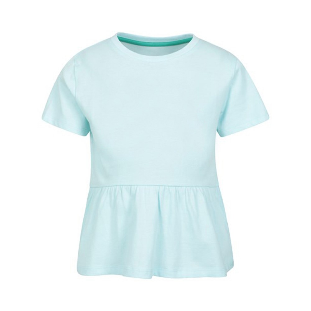 Girls Ruffle Hem Tee