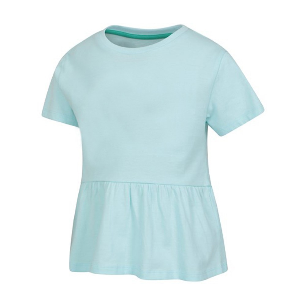 Girls Ruffle Hem Tee