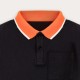 Contrasted Collar Polo Shirt 