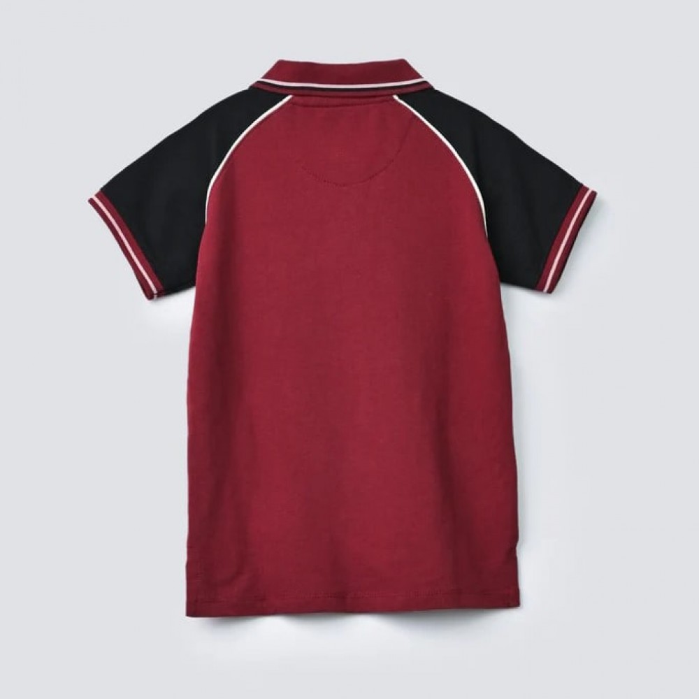 Boy's Raglan Sleeve Polo Shirt