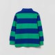 Striped Long Sleeve Polo Shirt