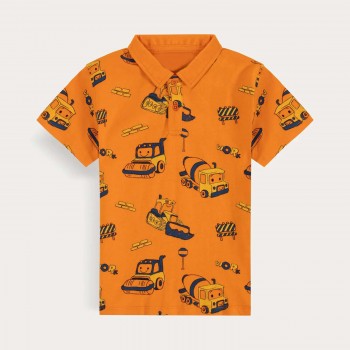 Cars Print Polo