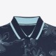 Boys' Blue Floral Polo Shirt