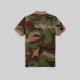 Camo Print Polo Shirt