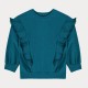 Sweatshirt With Ruffle Detail