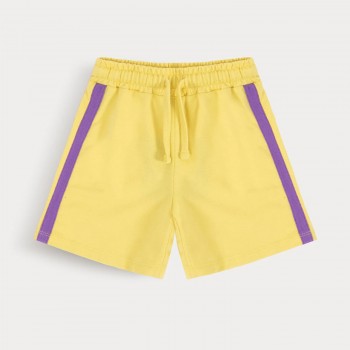 Contrasted Drawstring Shorts