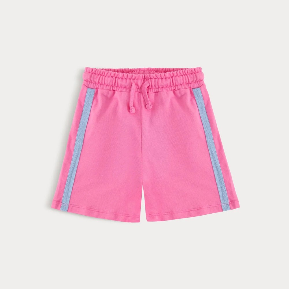 Contrasted Drawstring Shorts