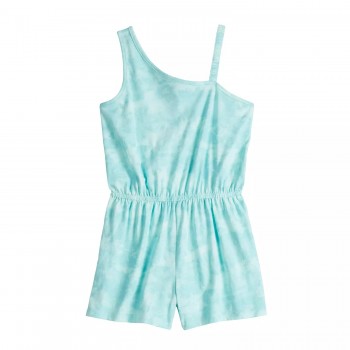 Girls One Shoulder Romper