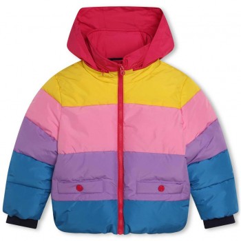 Color-blocked Puffer Jacket